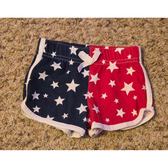 Way To Celebrate Other - Way To Celebrate Patriotic Shorts Baby Size 18M Red White Blue